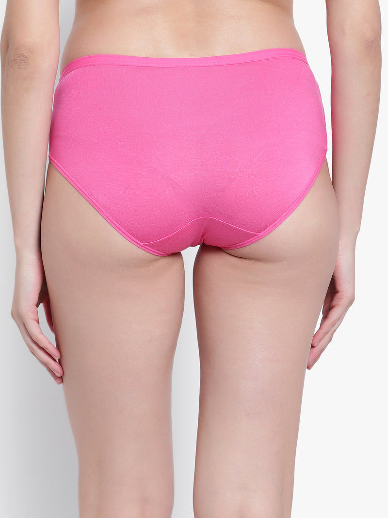 Velvi Figure Mid Waist Bikini Panty Multicolor - Pack of 3