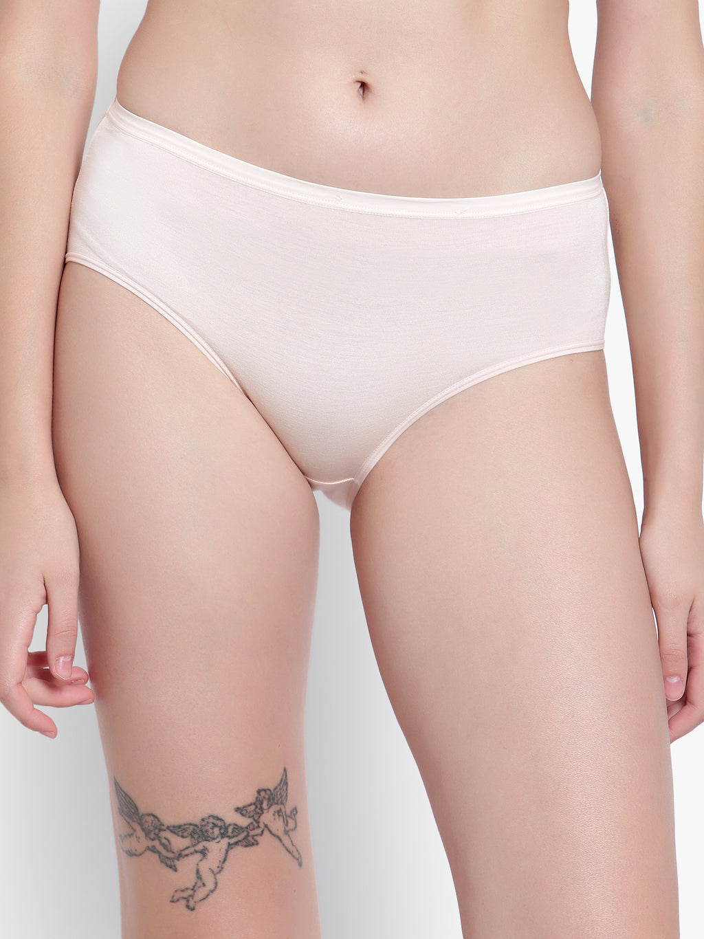 Velvi Figure Mid Waist Bikini Panty (Off-White)