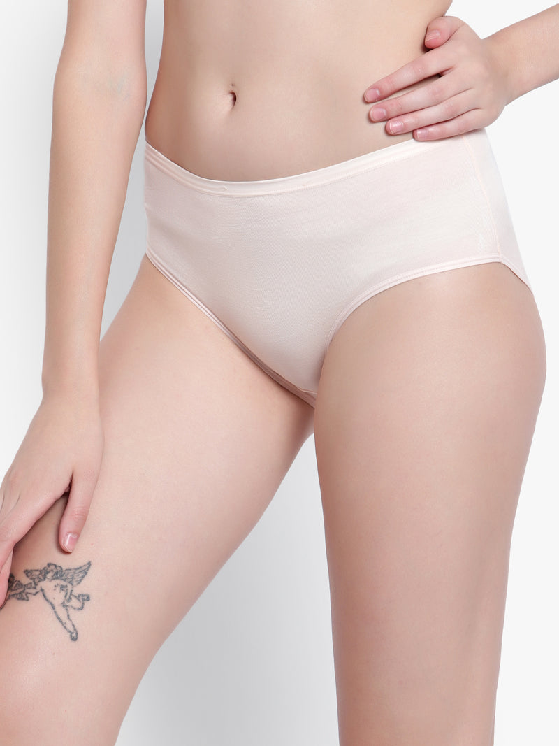 Velvi Figure Mid Waist Bikini Panty (Off-White)