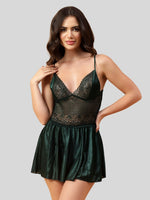 Velvi Figure Sexy Green Babydoll Nighty