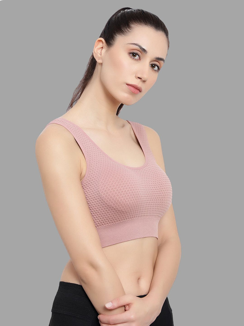 Velvi Figure Green Sports Bra