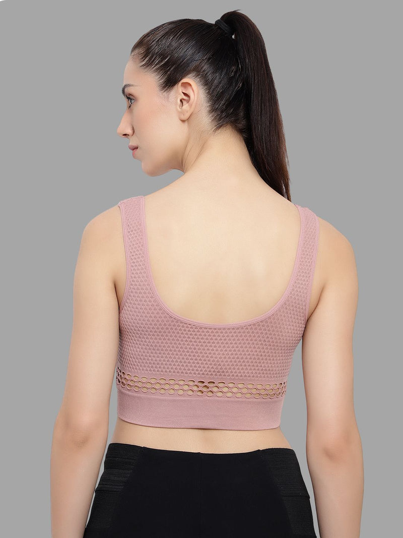 Velvi Figure Pink Sports Bra