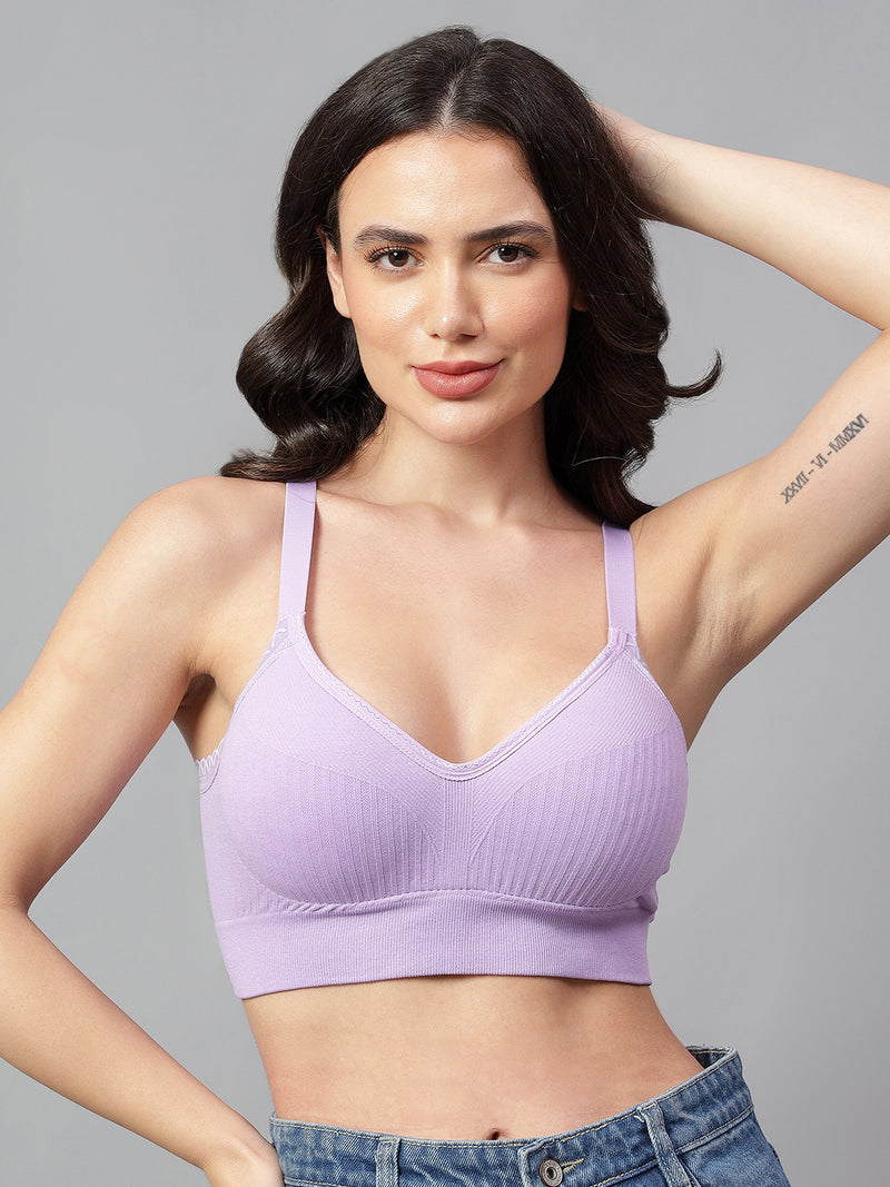 Velvi Figure Stylish Sports Bra - Beige