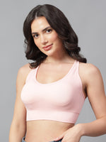 Velvi Figure Stylish Sports Bra - Pink