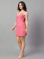 Velvi Figure Sexy Lace Sleepwear - Pink