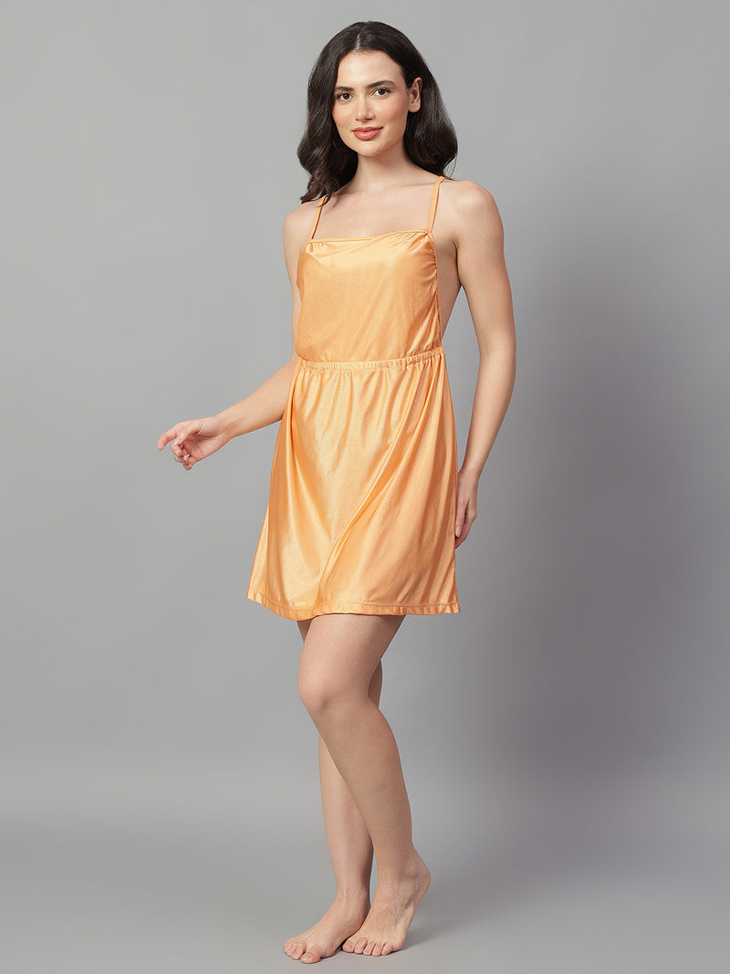 Velvi Figure Sexy Nightwear for Women - Yellow