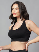 Velvi Figure Stylish Sports Bra - Black