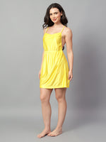 Velvi Figure Sexy Nightwear for Women - Yellow