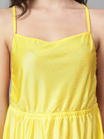 Velvi Figure Sexy Nightwear for Women - Yellow