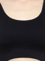 Velvi Figure Black Sports Bra