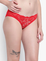 Velvi Figure Low Waist Bikini Panty (Red)