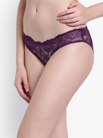 Velvi Figure Low Waist Bikini Panty (Purple)