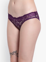 Velvi Figure Low Waist Bikini Panty (Purple)