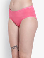 Velvi Figure Mid Waist Bikini Panty (Pink)