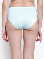 Velvi Figure Mid Waist Bikini Panty (Aqua)