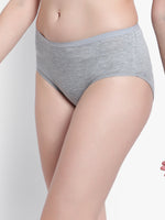 Velvi Figure Mid Waist Bikini Panty (Grey)