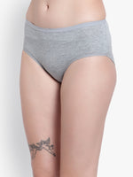 Velvi Figure Mid Waist Bikini Panty (Grey)