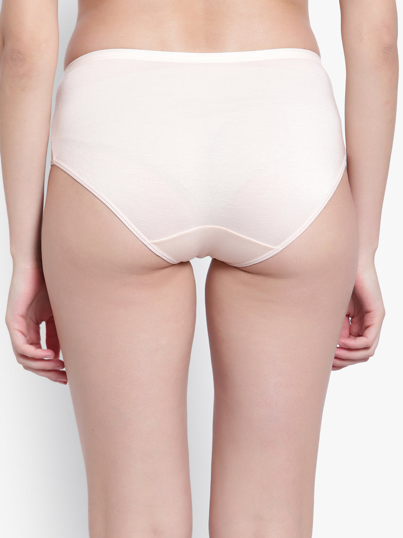 Velvi Figure Mid Waist Bikini Panty (Off-White)