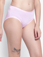 Velvi Figure Mid Waist Bikini Panty (Light Pink)