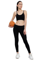 Velvi Figure Black Sports Bra