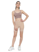 Velvi Figure Mid-Rise Beige Boyshorts