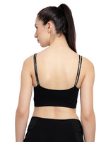 Velvi Figure Black Sports Bra