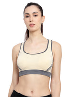 Velvi Figure Yellow Sports Bra