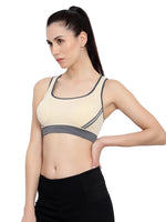 Velvi Figure Yellow Sports Bra