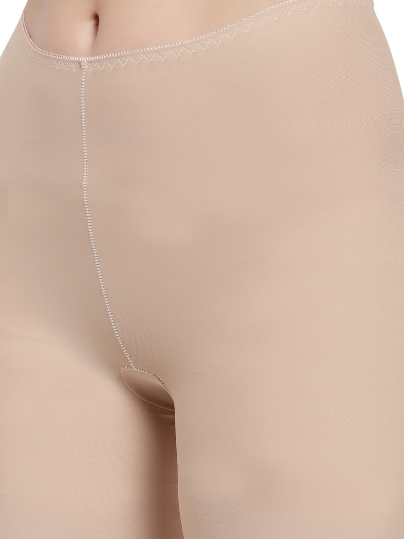 Velvi Figure Mid-Rise Beige Boyshorts