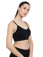 Velvi Figure Black Sports Bra