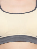 Velvi Figure Yellow Sports Bra